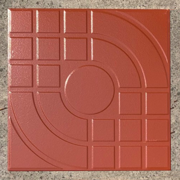 Gạch đất nung Amado 50×50 men đỏ mắt nai 6636 01