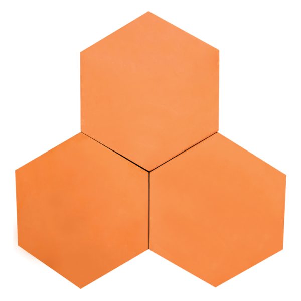 Gạch đất nung Đồng Nai 20×20 tàu lục giác L14 01