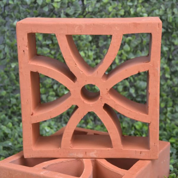 Gạch đất nung Mỹ Xuân 20×20 tứ diệp D01 01