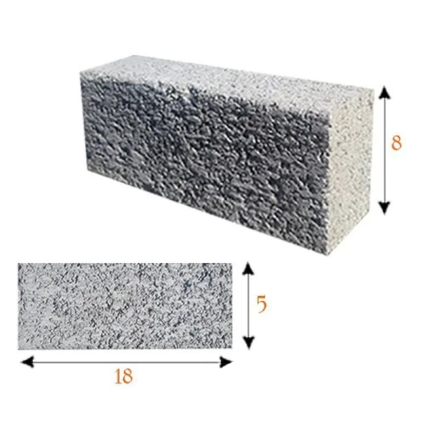 Gạch không nung block 8x18x5 đinh 01