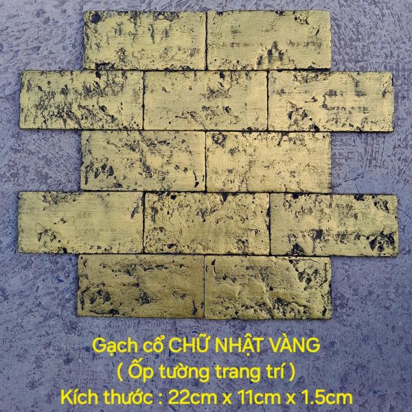Gạch không nung cổ 11×22 vàng 01