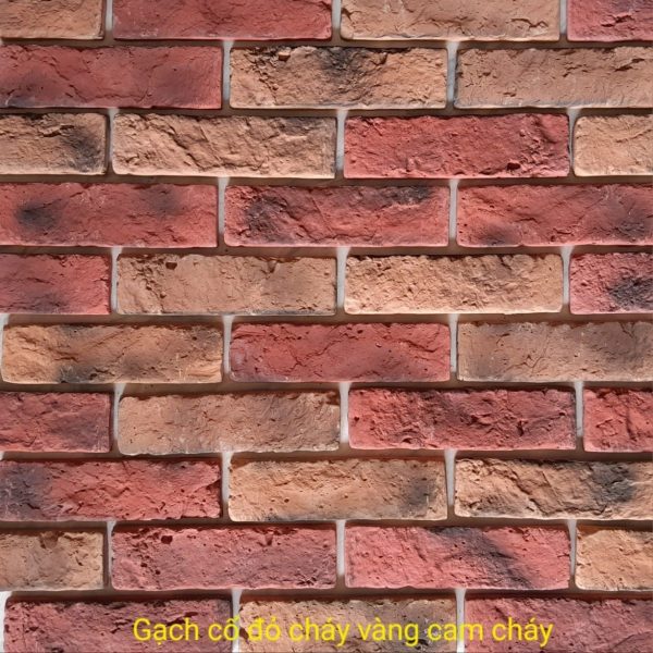 Gạch không nung cổ 5×18 đỏ cháy, vàng cam cháy 01