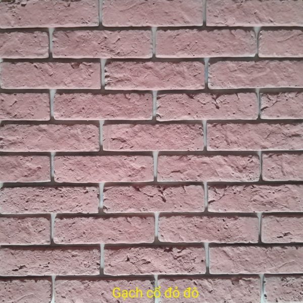 Gạch không nung cổ 5×18 đỏ đô 01