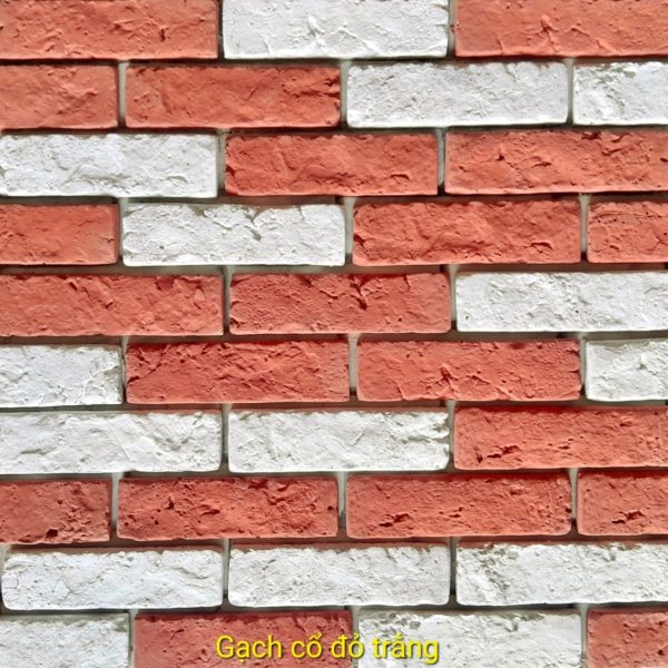 Gạch không nung cổ 5×18 đỏ, trắng 01