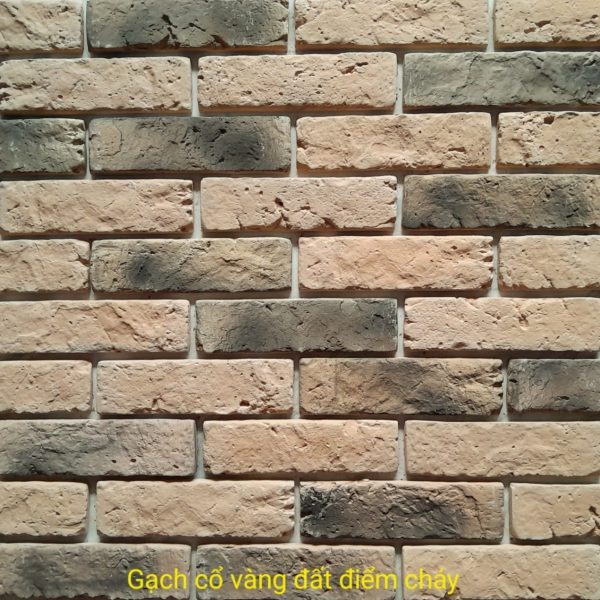 Gạch không nung cổ 5×18 vàng đất điểm cháy 01
