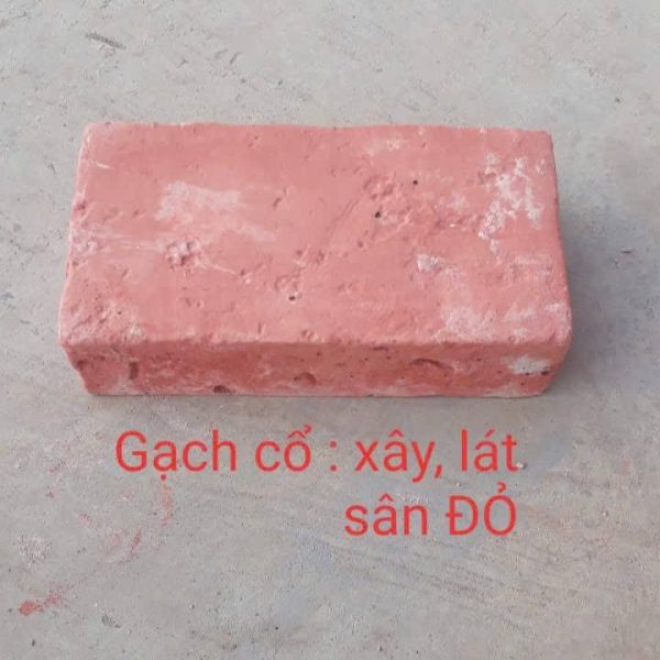 Gạch không nung cổ 9x18x5 đỏ 01