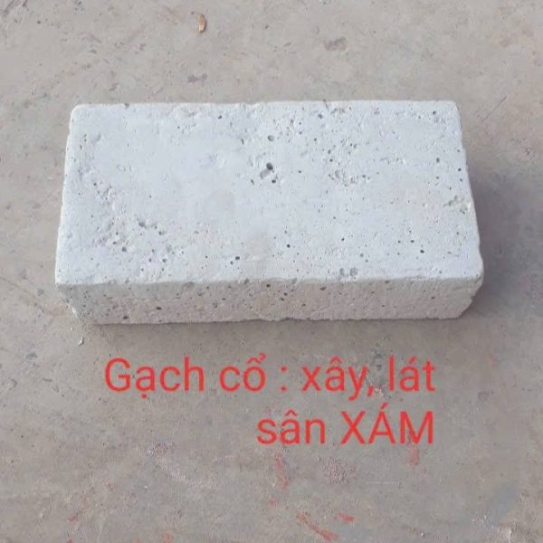 Gạch không nung cổ 9x18x5 xám 01