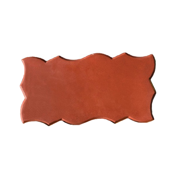 Gạch không nung con sâu 11x22x6 bóng đỏ 01