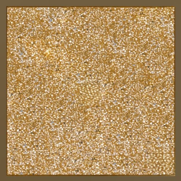 Gạch không nung terrazzo 40x40x3 trơn có viền vàng 01