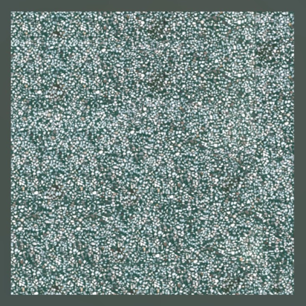 Gạch không nung terrazzo 40x40x3 trơn không viền xanh lá 01