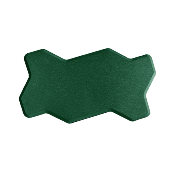 Gạch không nung ziczac 11x22x6 bóng xanh lá 01