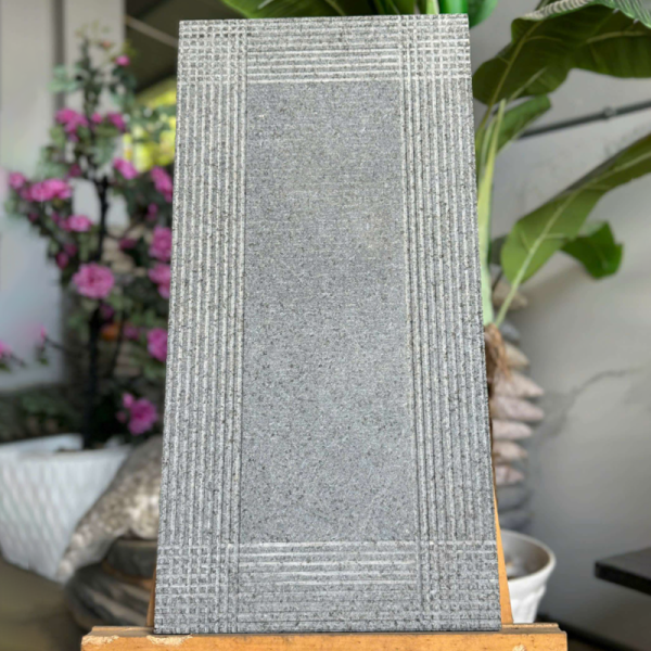 Đá nhập khẩu xanh đen CPC 30×60 thô chạy viền 01