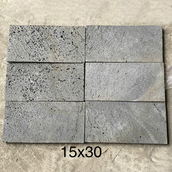 Đá trong nước ong 15×30 xám 01