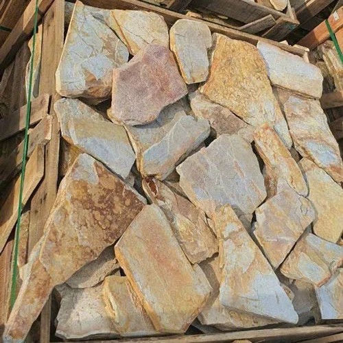 Đá trong nước rối balet chẻ vàng ánh kim 01