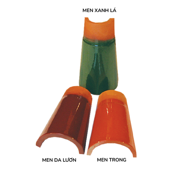 Ngói đất nung Mỹ Xuân 18x10x1.2 tiểu men da lươn N09-TM 01