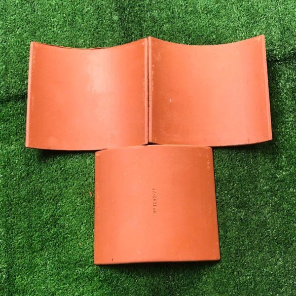 Ngói đất nung Mỹ Xuân 20×21.5×1.2 âm dương N08 01