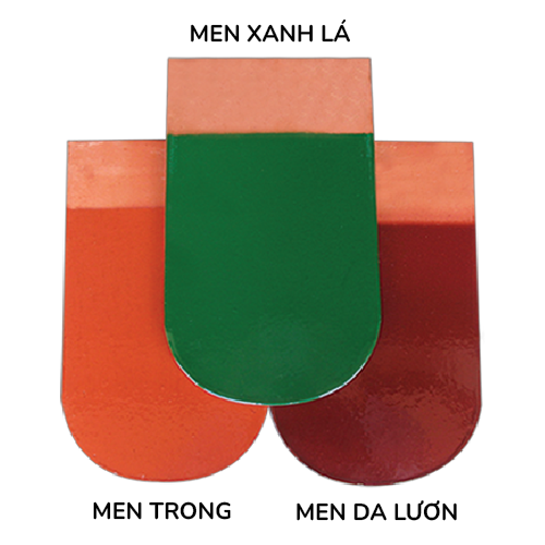 Ngói đất nung Mỹ Xuân 27x16x1.2 vảy cá lớn men trong N06-TM 01